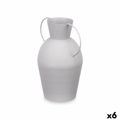 Vase Gris Acier 20 x 27 x 14 cm (6 Unités)