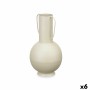Vase Avec des poignées Marron Clair Acier 17 x 33,5 x 17 cm (6 Unités)
