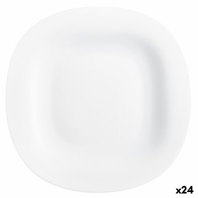 Assiette plate Luminarc Carine Blanc verre (Ø 26 cm) (24 Unités)