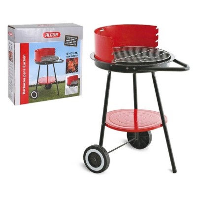 Coal Barbecue with Wheels Algon VEN8433774694908 54 x 45 x 71 cm