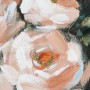 Cadre Huile Roses Bois de pin (80 X 4 x 100 cm)
