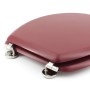 Toilet Seat Gelco Dolce Burgundy MDF Wood