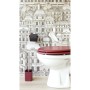Toilet Seat Gelco Dolce Burgundy MDF Wood