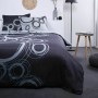Bedding set TODAY White Circles Grey Double bed 240 x 260 cm
