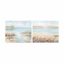 Cadre DKD Home Decor 100 x 3,7 x 80 cm Plage méditerranéen (2 Unités)