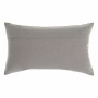 Coussin DKD Home Decor Gris Velours Polyester Rose (50 x 30 cm)
