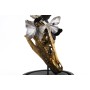 Figurine Décorative DKD Home Decor Noir Doré Papillons 17 x 17 x 26 cm