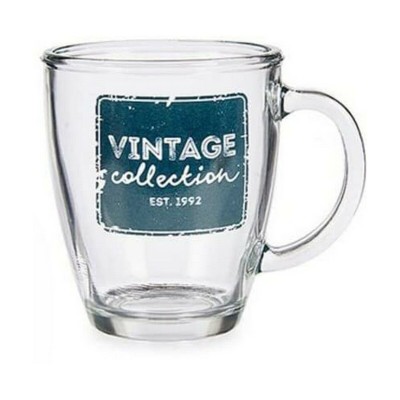 Tasse mug Vintage Transparent verre 320 ml