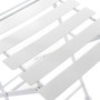 Ensemble Table + 2 Chaises DKD Home Decor Blanc 80 cm 60 x 60 x 70 cm (3 pcs)