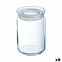 Jar Luminarc Pav Transparent Silicone Glass 750 ml (6 Units)