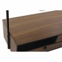 Hall Table with 2 Drawers DKD Home Decor Brown Black Multicolour Metal Mango wood Mirror 135 x 47 x 175 cm