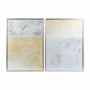 Cadre DKD Home Decor Abstrait 70 x 3 x 100 cm (2 Unités)