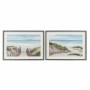 Painting DKD Home Decor Beach Mediterranean 70 x 3,3 x 50 cm (2 Units)