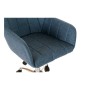 Chaise DKD Home Decor Bleu Multicouleur Argenté 52 x 60 x 79 cm