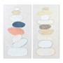 Painting DKD Home Decor Stones 60 x 3,8 x 120 cm Scandinavian (2 Units)