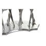 Decorative Figure DKD Home Decor 33,5 x 14,5 x 32 cm Silver Golden Resin Ballet Dancer