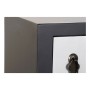 Console DKD Home Decor Black Multicolour Silver Fir MDF Wood 95 x 24 x 79 cm