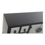 Console DKD Home Decor Noir Multicouleur Argenté Sapin Bois MDF 95 x 24 x 79 cm