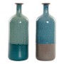 Vase DKD Home Decor Bleu Vert Métal Porcelaine 30 x 40 cm 11 x 11 x 30 cm (2 Unités)