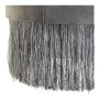 Lamp Shade DKD Home Decor 8424001773930 Grey Burgundy Metal Velvet Fringe Sixties 30 x 30 x 29 cm (2 Units)