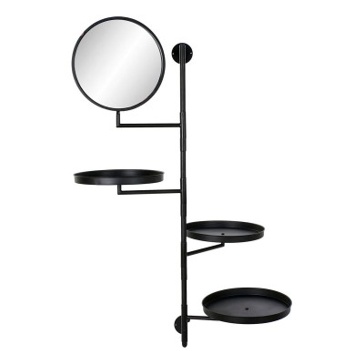 Etagère DKD Home Decor Métal Miroir Loft (80 x 41 x 138 cm)