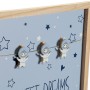 Cadre Photos avec Pinces DKD Home Decor Sweet Dreams Bois Bois MDF 40 x 40 x 3 cm (2 Unités)