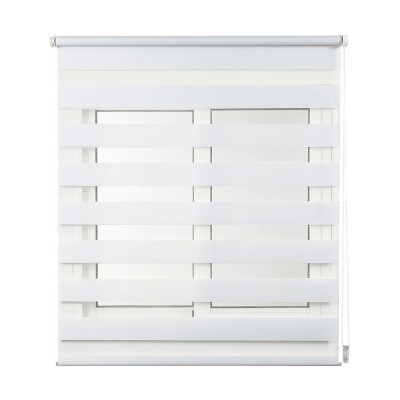 Roller blinds Stor Planet Clip&Fix Night&Day White (150 x 180 cm)