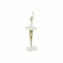 Decorative Figure DKD Home Decor 13,5 x 12,5 x 40 cm Golden White Resin Ballet Dancer