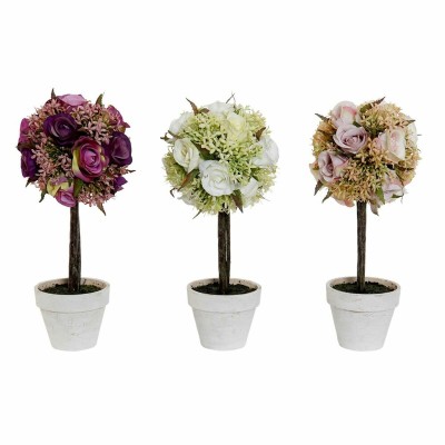 Decorative Plant DKD Home Decor Plastic (3 Pieces)