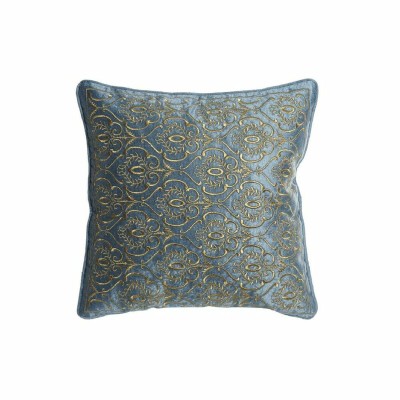 Coussin DKD Home Decor 8424001850389 Bleu Doré 45 x 10 x 45 cm