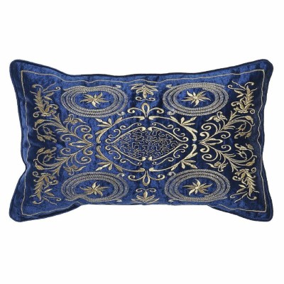 Coussin DKD Home Decor 8424001850358 Doré 50 x 10 x 30 cm Blue marine