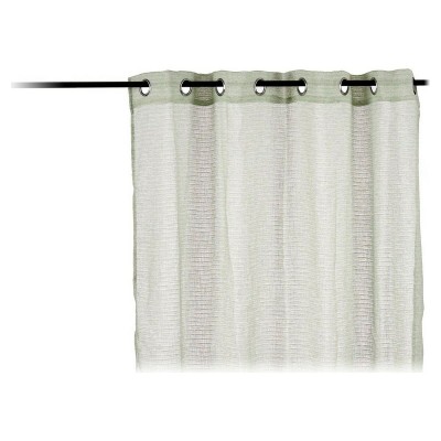 Curtain Net curtain Green Polyester (140 x 260 cm)