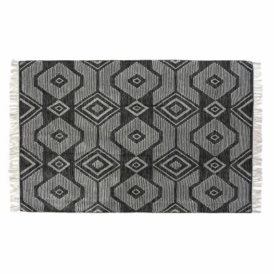 Tapis DKD Home Decor Blanc Noir Coton (160 x 230 x 1 cm)