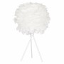 Desk lamp DKD Home Decor White Metal Feather (42 x 42 x 60 cm)