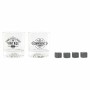 Set of glasses DKD Home Decor Transparent Dark grey Crystal Stone Plastic 6 Pieces 320 ml