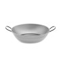 Deep Pan with Handles Vaello Polished Steel (Ø 34 cm)