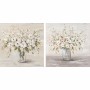 Cadre DKD Home Decor 90 x 2,4 x 90 cm Vase Shabby Chic (2 Unités)