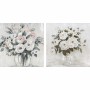 Cadre DKD Home Decor 80 x 2,4 x 80 cm Vase Shabby Chic (2 Unités)