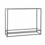 Console DKD Home Decor 110 x 25 x 84 cm Noir Doré Aluminium Plastique