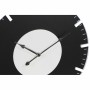 Horloge Murale DKD Home Decor 50 x 3,5 x 50 cm Noir Blanc Vintage Bois MDF (2 Unités)