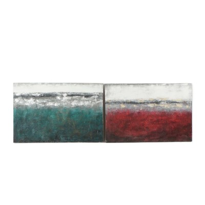 Cadre DKD Home Decor 120 x 3,5 x 80 cm Abstrait Moderne (2 Unités)