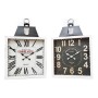 Horloge Murale DKD Home Decor 60 x 6 x 89 cm Verre Noir Blanc Fer Traditionnel Bois MDF (2 Unités)