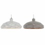 Ceiling Light DKD Home Decor Grey Metal White 220 V 50 W 32 x 32 x 15 cm Urban (2 Units)