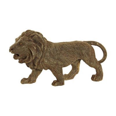 Figurine Décorative DKD Home Decor Doré Colonial Lion 30 x 9,4 x 16,7 cm