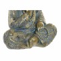 Decorative Figure DKD Home Decor Blue Multicolour Golden Monk Oriental 17 x 13,6 x 21,8 cm