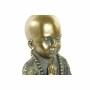 Decorative Figure DKD Home Decor Blue Multicolour Golden Monk Oriental 17 x 13,6 x 21,8 cm