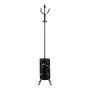 Coat rack Umbrella stand Black Metal (44 x 185 x 44 cm)