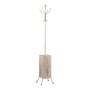 Coat rack Umbrella stand Metal Cream (34 x 188 x 34 cm)