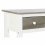 Console DKD Home Decor S3022705 Blanc Gris Peuplier 100 x 32 x 85 cm