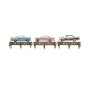 Wall mounted coat hanger DKD Home Decor 29 x 8 x 17 cm Metal Vintage MDF Wood (3 Pieces)